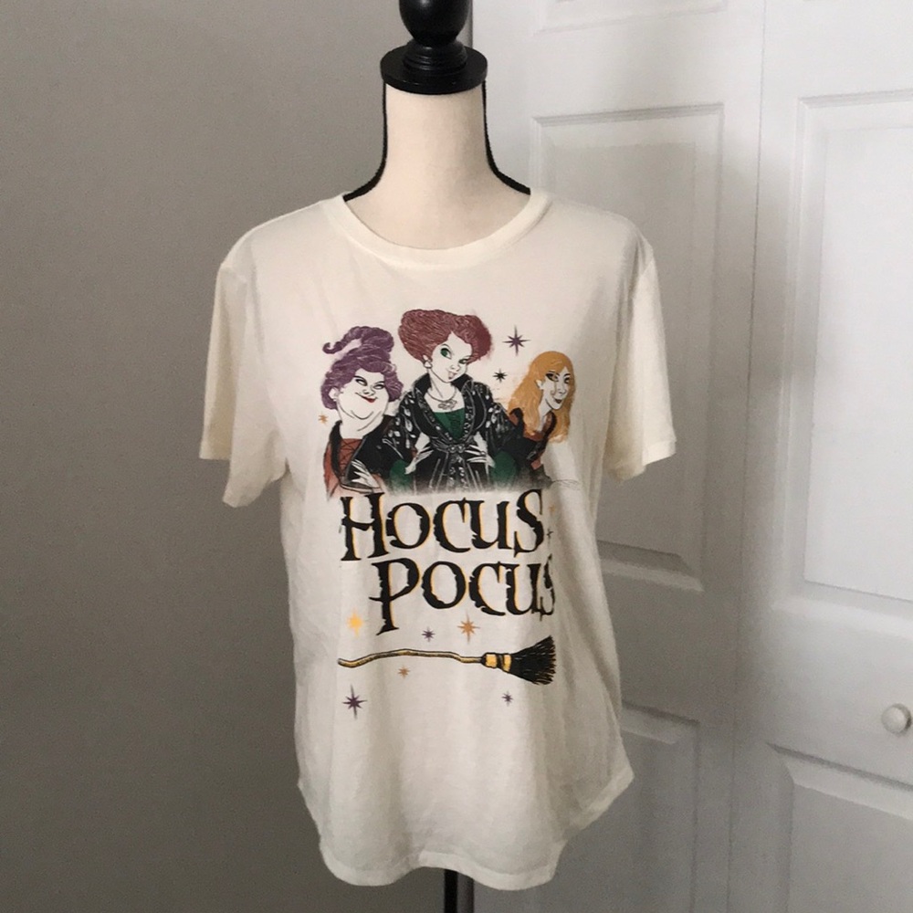 DISNEY Womens Ivory Hocus Pocus Halloween T-Shirt Tee | XXL (19)